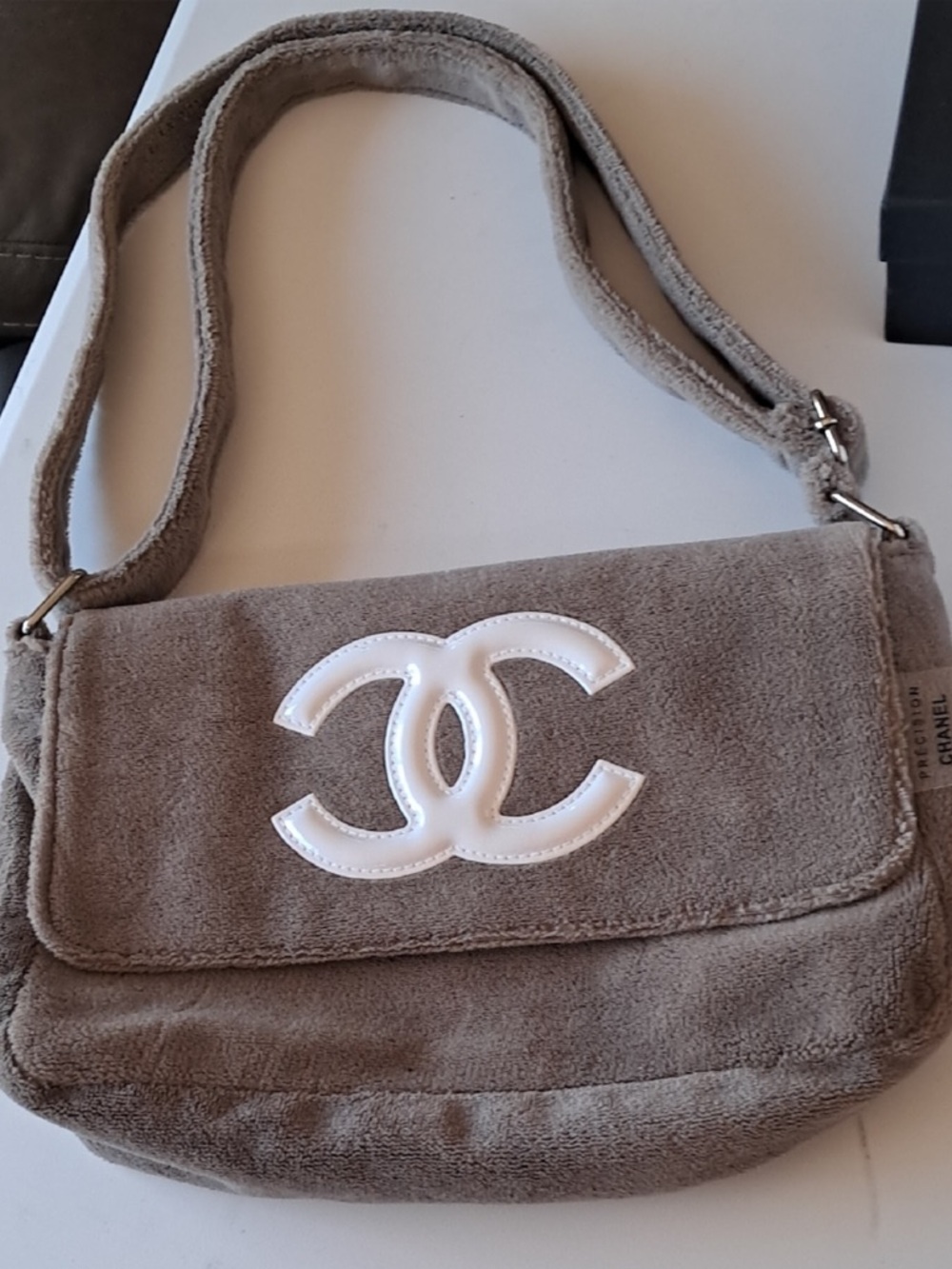 GWP Chanel precision gray bag